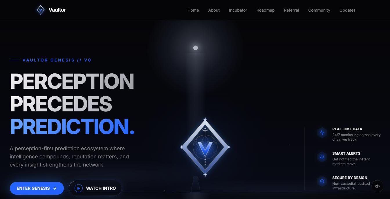 The Vaultor prediction market platform